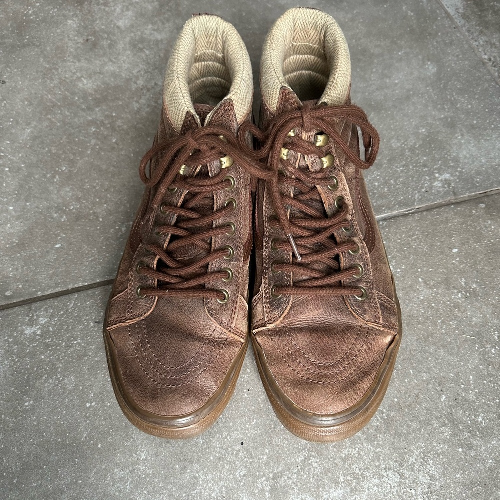 Vans Brown High-Top Men's Shoes